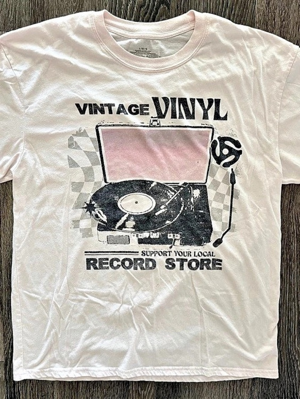 Vintage Vinyl Record Store Graphic Tee